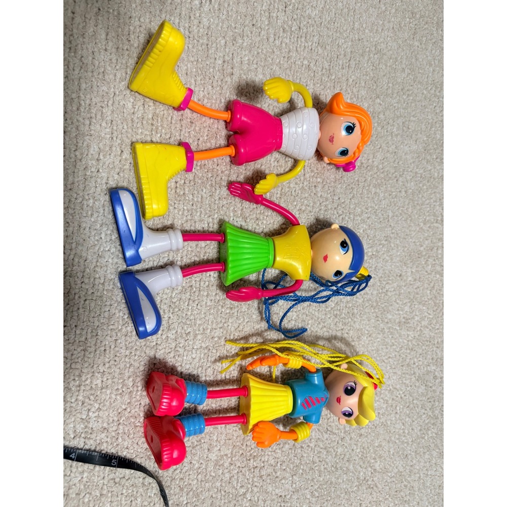 Vintage Betty Spaghetty McDonald's Happy Meal Dolls Set of 3 Ohio Art Company